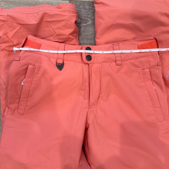 Roxy Peach Plaid Ski Snowboard Jacket and Matching Pants Outfit - Size XS - Picture 14 of 16